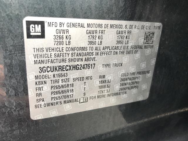 2017 Chevrolet Silverado 1500 Vehicle Photo in GREEN BAY, WI 54303-3330