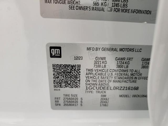 2024 Chevrolet Silverado 1500 Vehicle Photo in NEENAH, WI 54956-2243