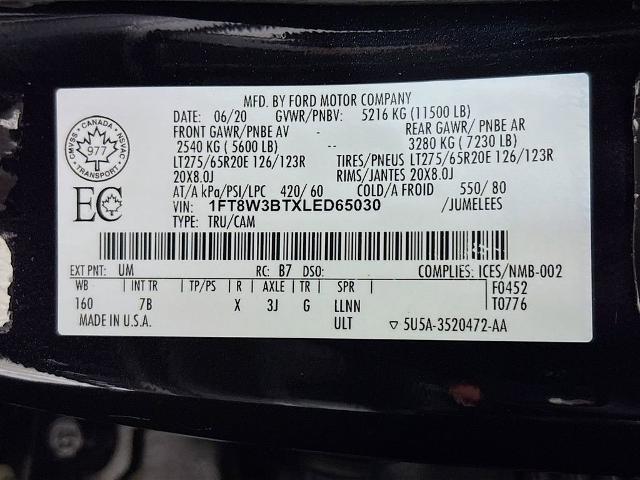 2020 Ford F-350 Vehicle Photo in PUYALLUP, WA 98371-4149