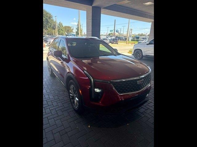 Radiant Red Tintcoat 2024 Cadillac XT4 SUV / Crossover Front-Wheel Drive 9-Speed Automatic