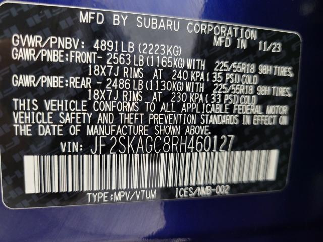 2024 Subaru Forester Vehicle Photo in NEENAH, WI 54956-2243