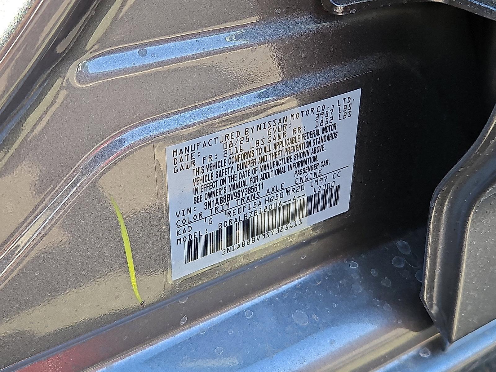 2025 Nissan Sentra Vehicle Photo in Jenkintown, PA 19046