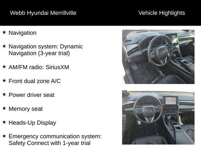 2022 Toyota Avalon Vehicle Photo in Merrillville, IN 46410