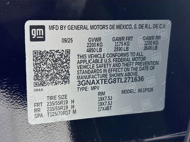 2026 Chevrolet Equinox Vehicle Photo in PUYALLUP, WA 98371-4149