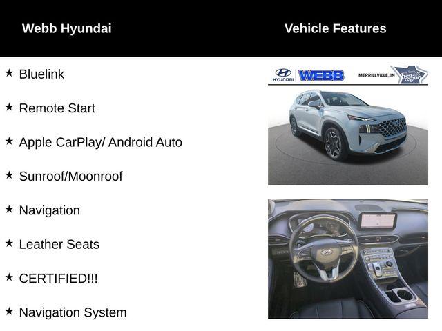 2022 Hyundai SANTA FE Vehicle Photo in Merrillville, IN 46410