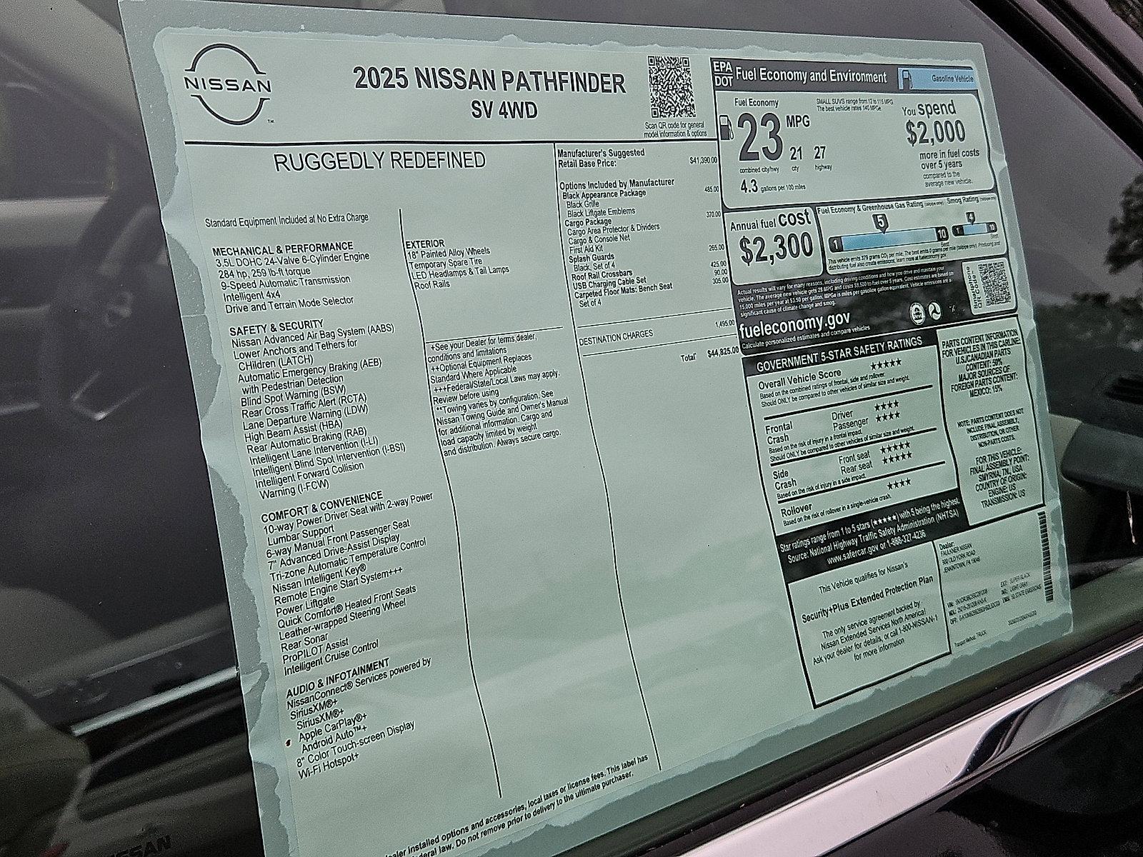 2025 Nissan Pathfinder Vehicle Photo in Jenkintown, PA 19046