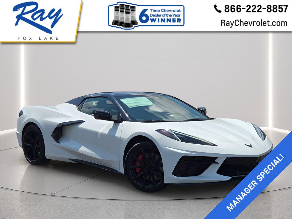 Arctic White 2027 Chevrolet Corvette Convertible Rear-Wheel Drive Automatic