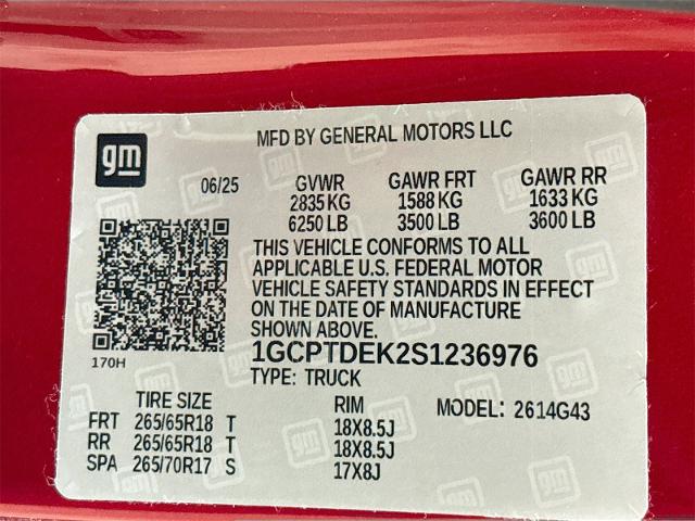 2025 Chevrolet Colorado Vehicle Photo in EVERETT, WA 98203-5662