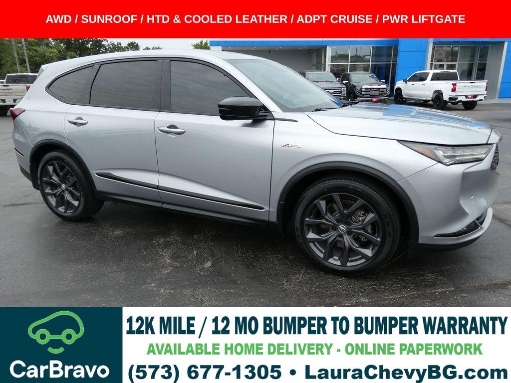 Lunar Silver Metallic 2022 Acura MDX SUV / Crossover All-Wheel Drive Automatic
