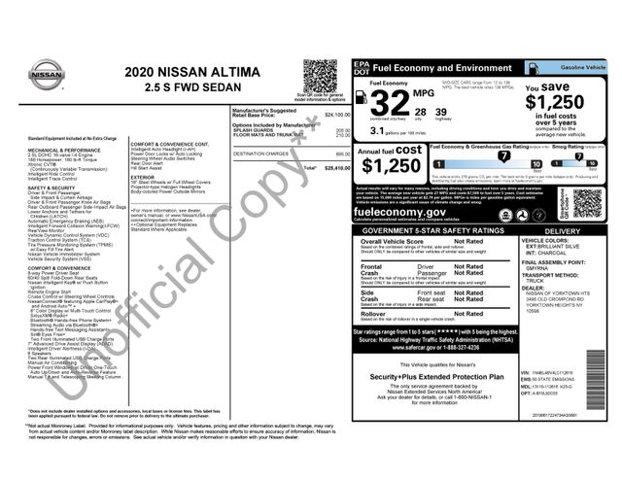 2020 Nissan Altima Vehicle Photo in Flemington, NJ 08822