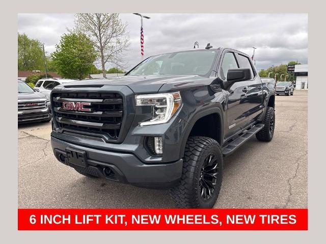 Gray 2021 GMC Sierra 1500 Elevation Crew Cab 4WD Pickup Truck Four-Wheel Drive Automatic