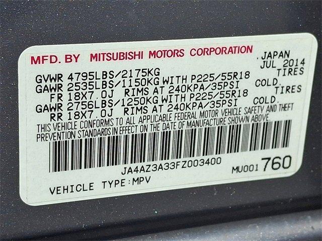 2015 Mitsubishi Outlander Vehicle Photo in LANCASTER, PA 17601-0000