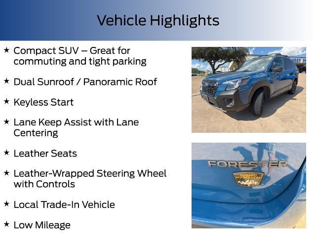 2023 Subaru Forester Vehicle Photo in Weatherford, TX 76087