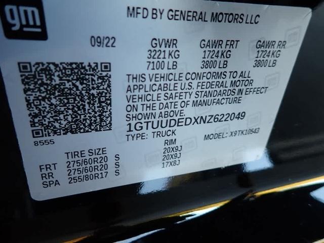 2022 GMC Sierra 1500 Vehicle Photo in ZELIENOPLE, PA 16063-2910