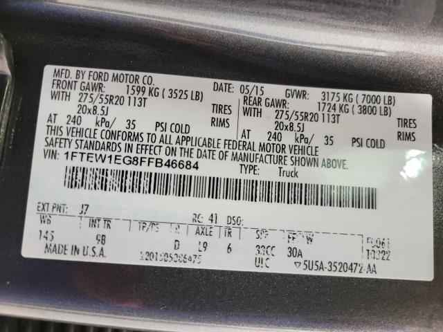 2015 Ford F-150 Vehicle Photo in NEENAH, WI 54956-2243