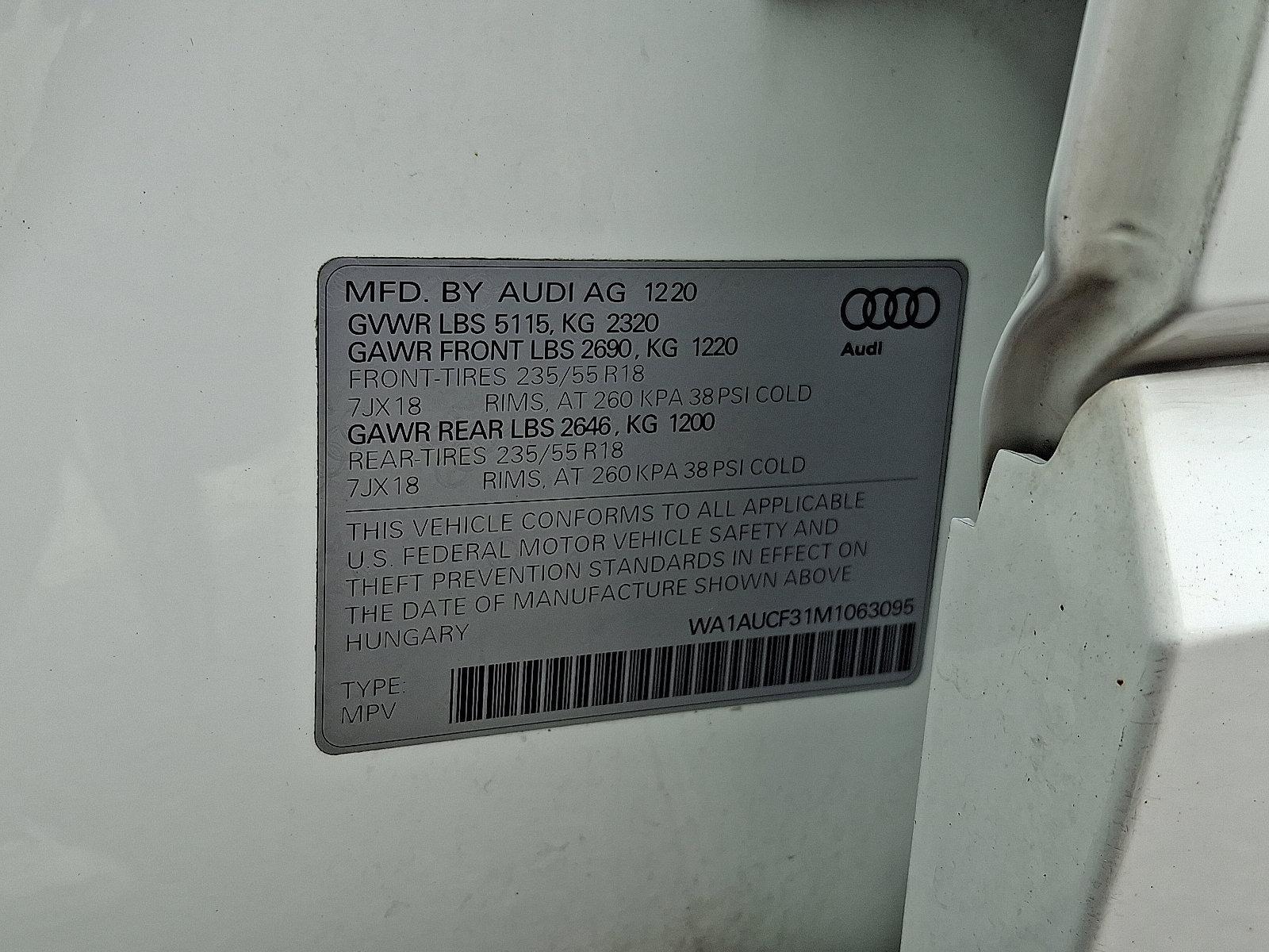 2021 Audi Q3 Vehicle Photo in Mechanicsburg, PA 17050-2306