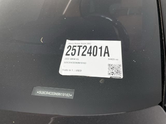 2022 BMW X5 Vehicle Photo in GILBERT, AZ 85297-0402