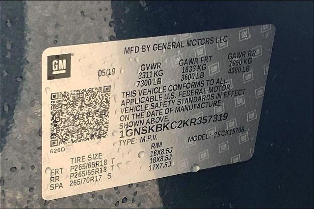 2019 Chevrolet Tahoe Vehicle Photo in INDEPENDENCE, MO 64055-1377