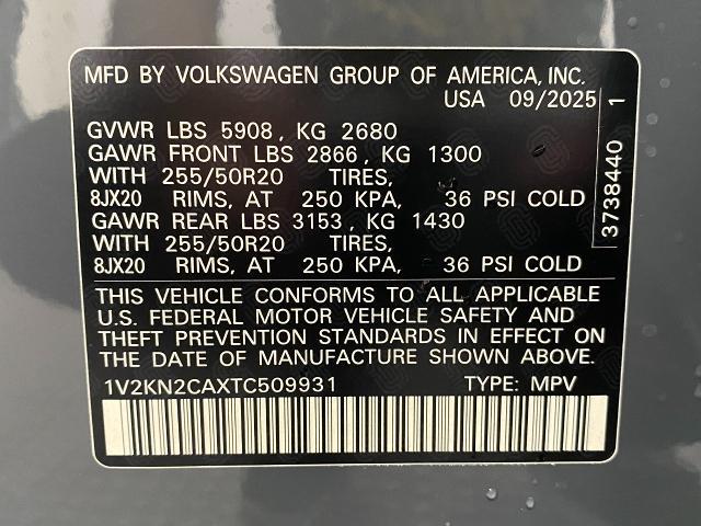 2026 Volkswagen Atlas Vehicle Photo in Appleton, WI 54913