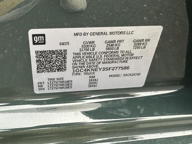 2025 Chevrolet Silverado 2500 HD Vehicle Photo in COLUMBIA, MO 65203-3903