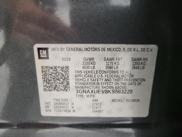 2019 Chevrolet Equinox Vehicle Photo in NEENAH, WI 54956-2243