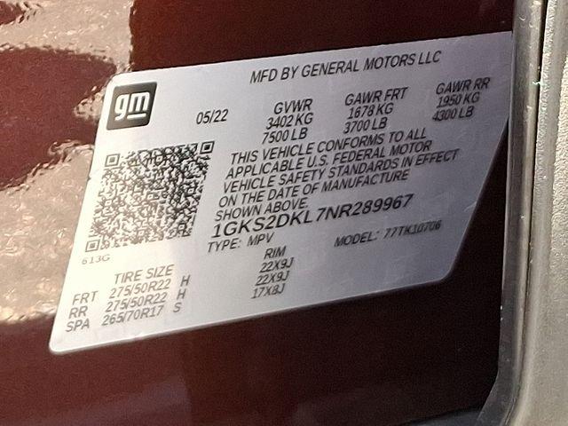 2022 GMC Yukon Vehicle Photo in DANBURY, CT 06810-5034
