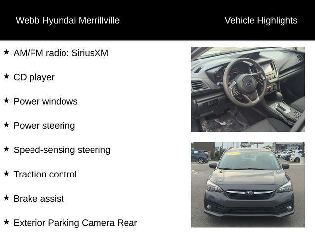 2022 Subaru Impreza Vehicle Photo in Merrillville, IN 46410