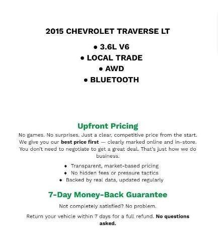 2015 Chevrolet Traverse Vehicle Photo in Neenah, WI 54956
