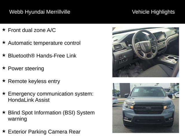 2024 Honda Ridgeline Vehicle Photo in Merrillville, IN 46410