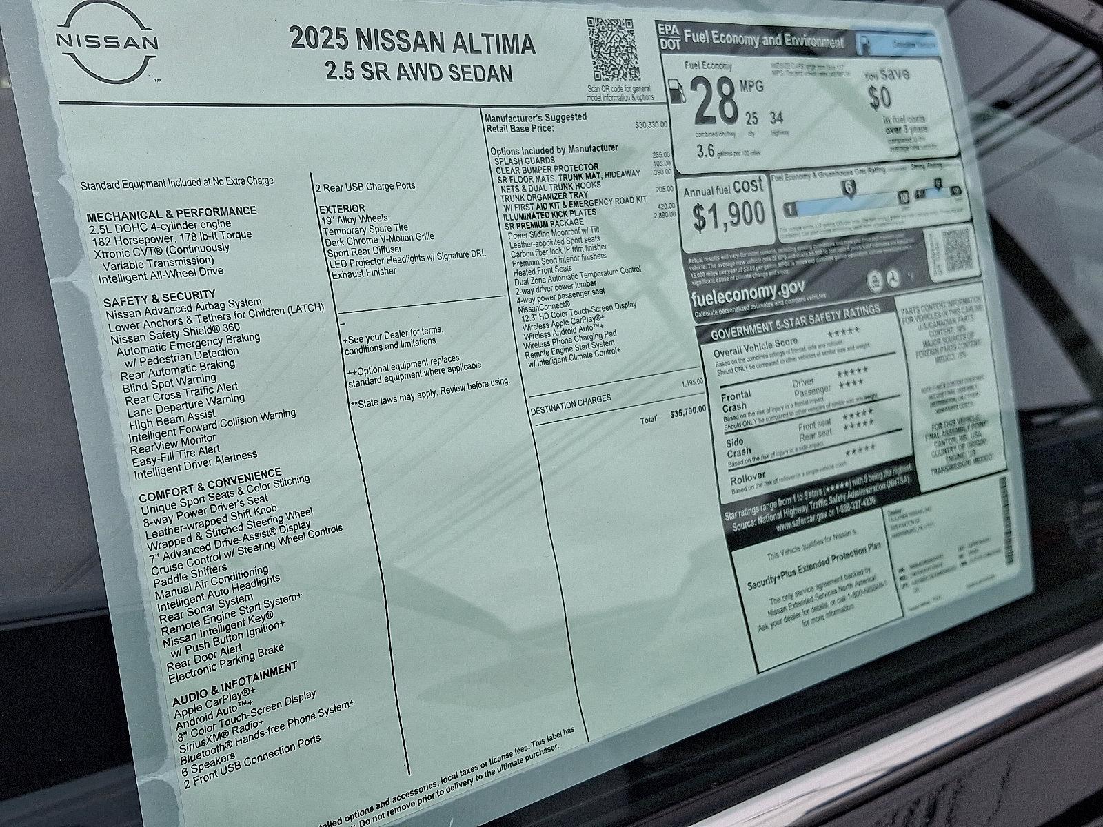 2025 Nissan Altima Vehicle Photo in Harrisburg, PA 17111-1033