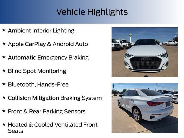 2023 Audi A3 Vehicle Photo in Weatherford, TX 76087