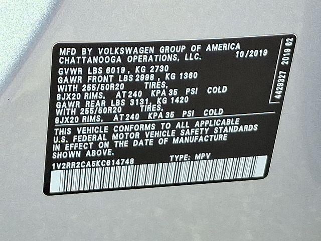 2019 Volkswagen Atlas Vehicle Photo in DANBURY, CT 06810-5034
