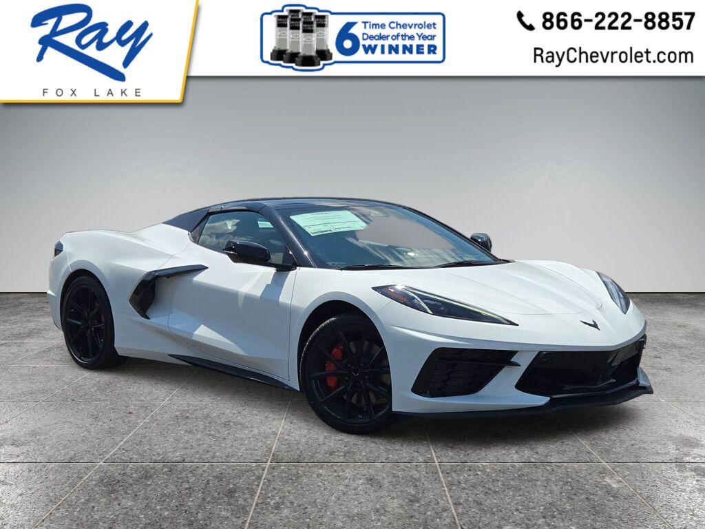 Arctic White 2027 Chevrolet Corvette Convertible Rear-Wheel Drive Automatic
