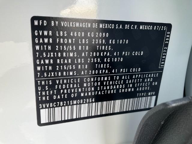 2025 Volkswagen Taos Vehicle Photo in Oshkosh, WI 54904