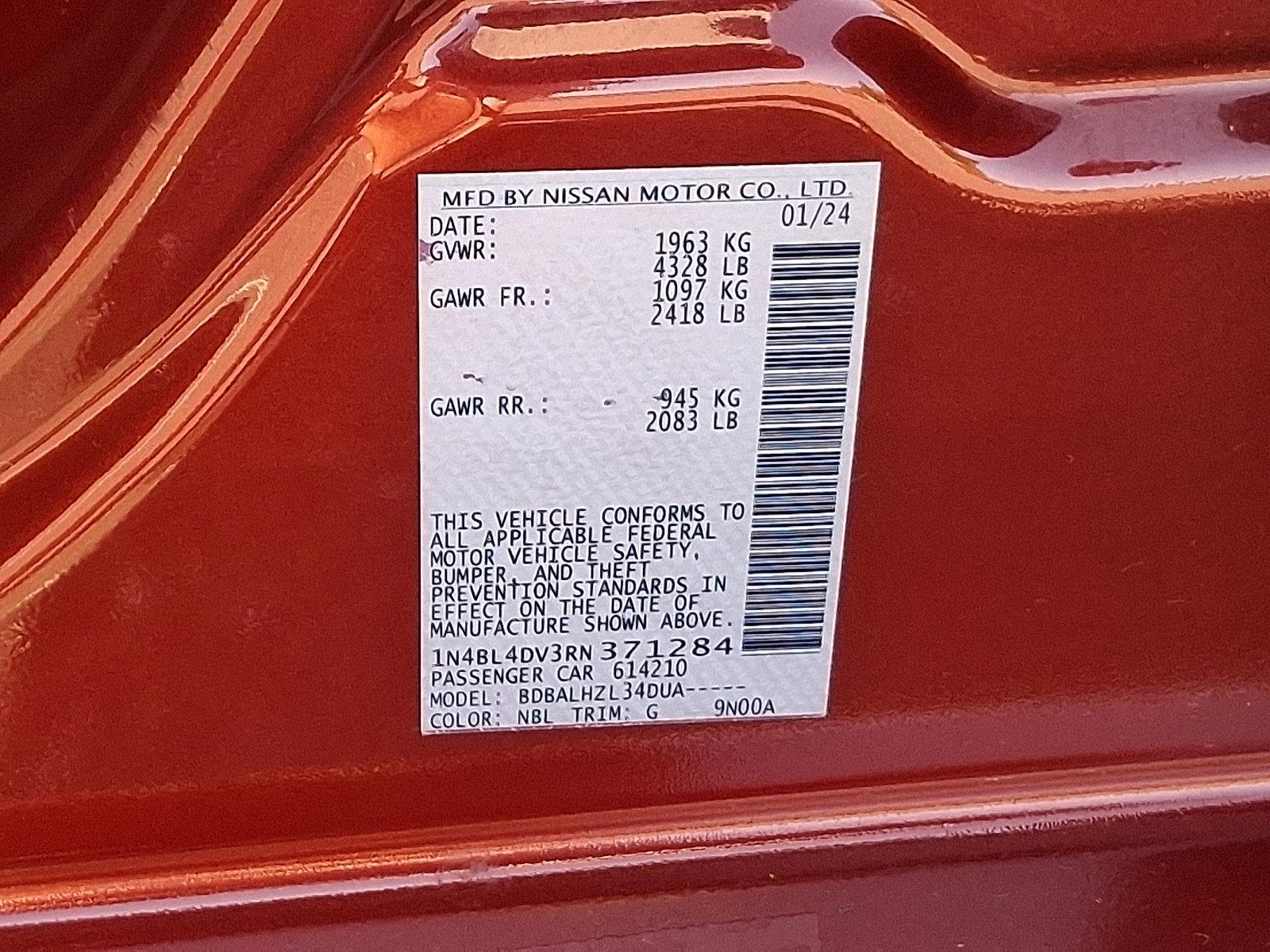 2024 Nissan Altima Vehicle Photo in Trevose, PA 19053