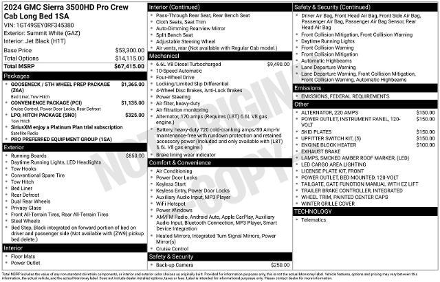 2024 GMC Sierra 3500HD Vehicle Photo in Weatherford, TX 76087
