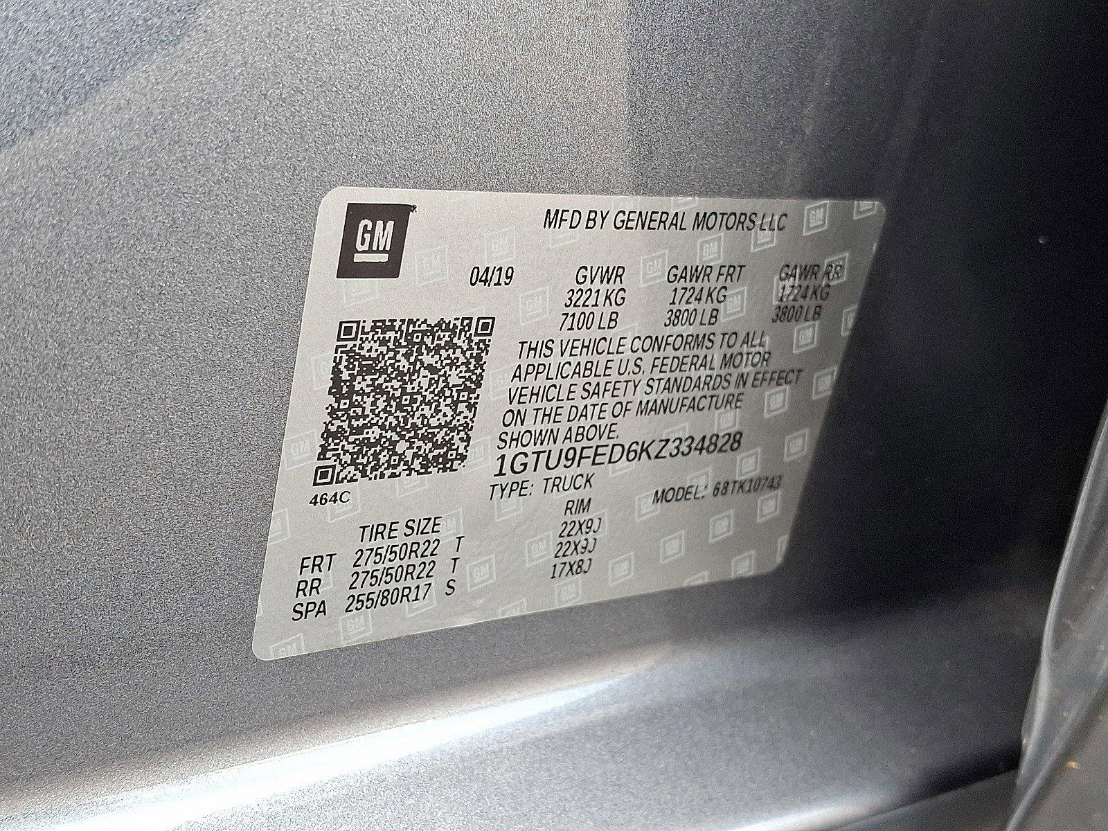 2019 GMC Sierra 1500 Vehicle Photo in Harrisburg, PA 17111