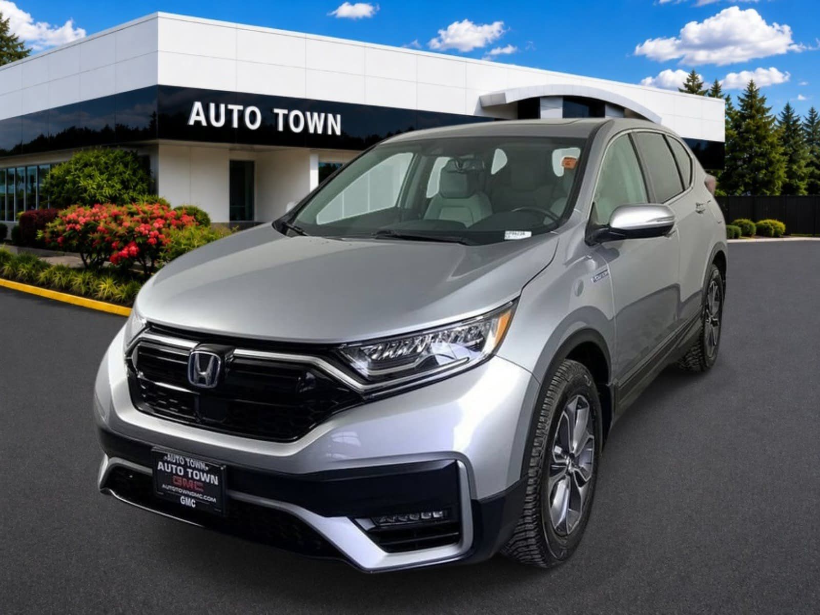 Lunar Silver Metallic 2022 Honda CR-V Hybrid SUV / Crossover All-Wheel Drive Continuously Variable Transmission