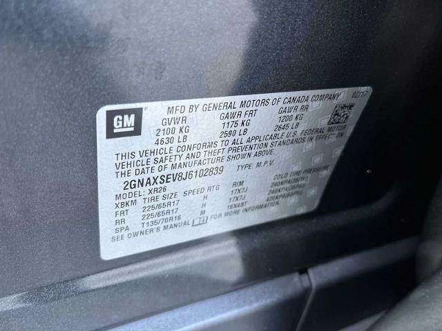 2018 Chevrolet Equinox Vehicle Photo in PITTSBURGH, PA 15226-1209
