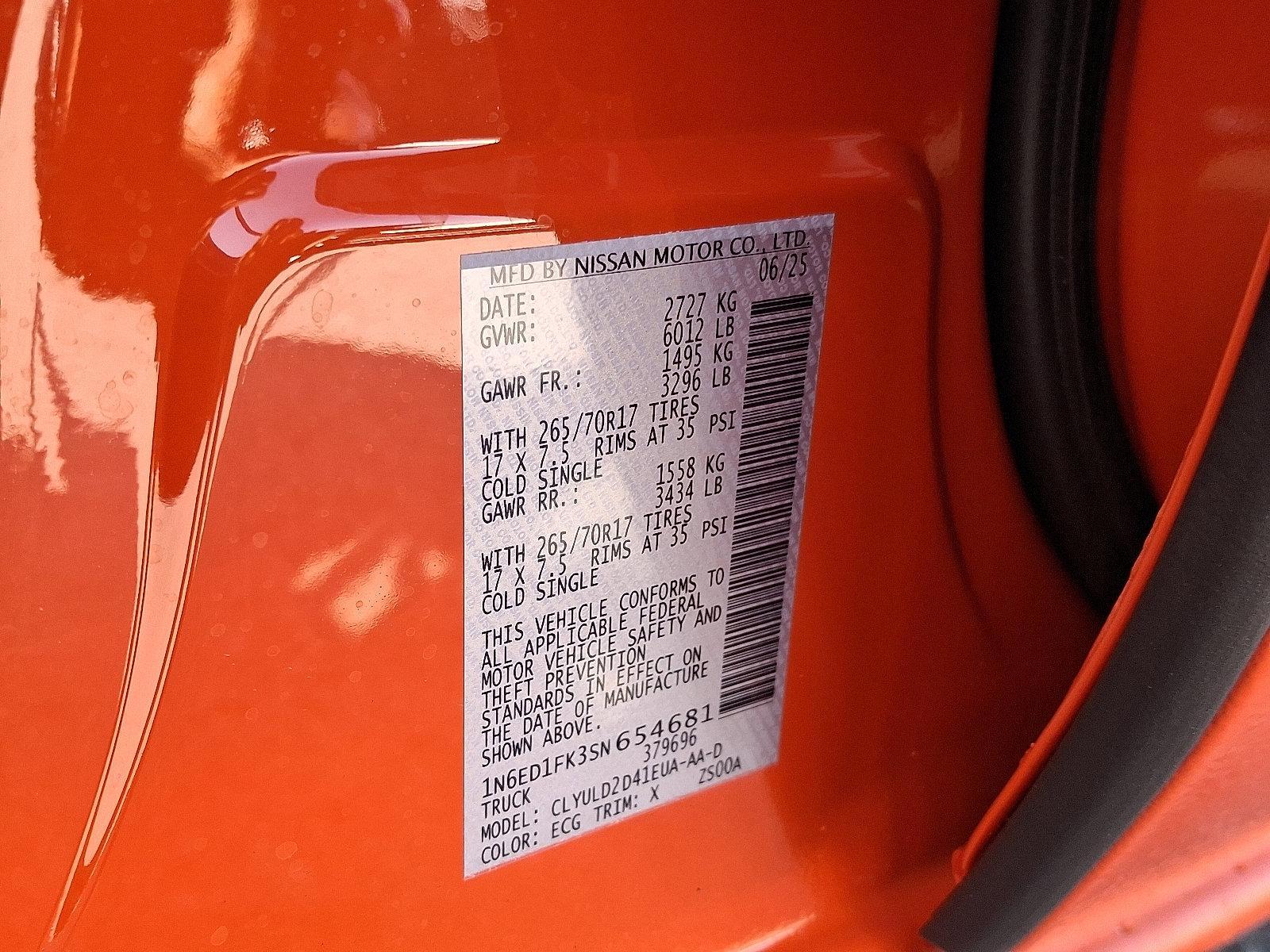 2025 Nissan Frontier Vehicle Photo in Mechanicsburg, PA 17050-2306