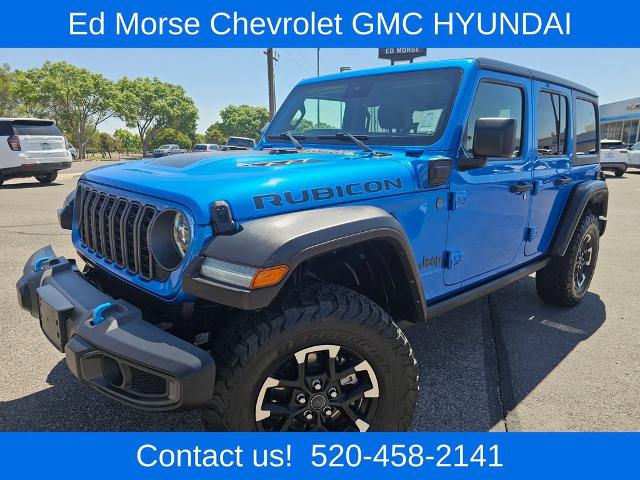 Hydro Blue Pearlcoat 2024 Jeep Wrangler 4xe SUV / Crossover Four-Wheel Drive 8-Speed Automatic