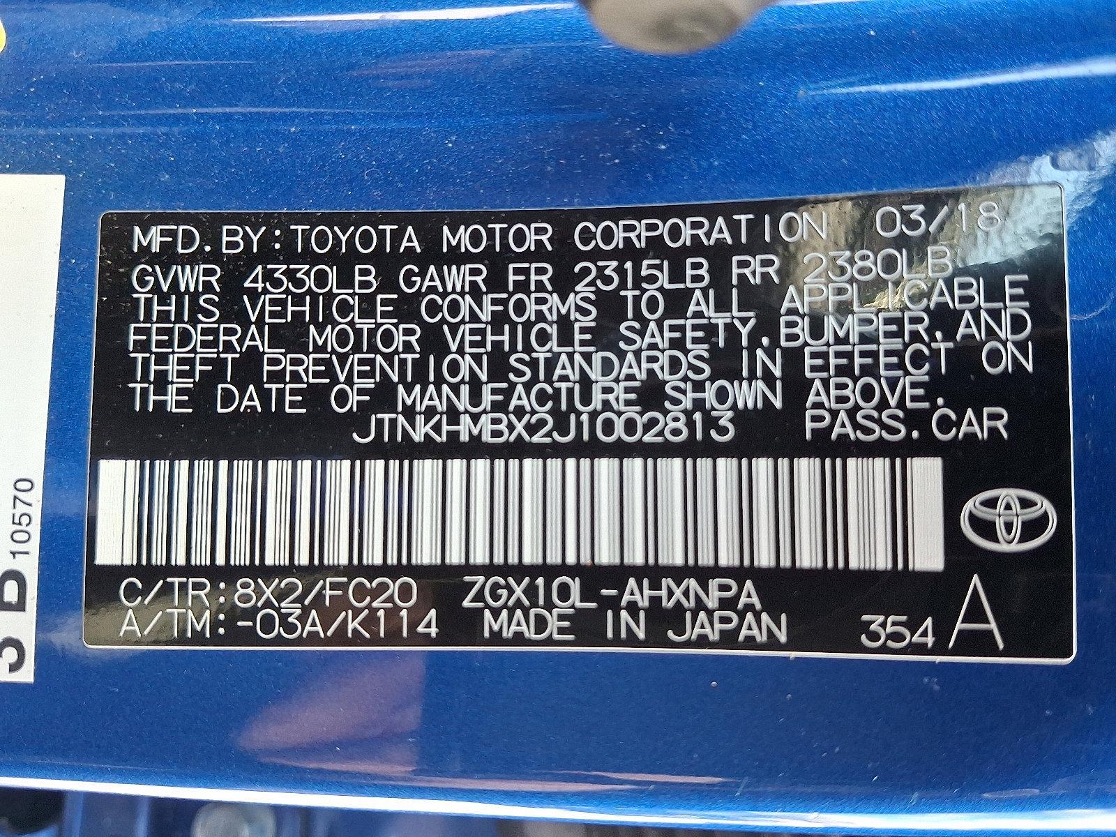 2018 Toyota C-HR Vehicle Photo in Harrisburg, PA 17111