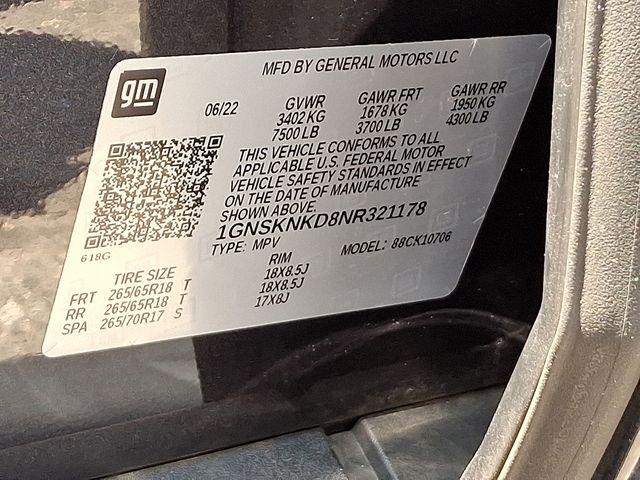 2022 Chevrolet Tahoe Vehicle Photo in DANBURY, CT 06810-5034