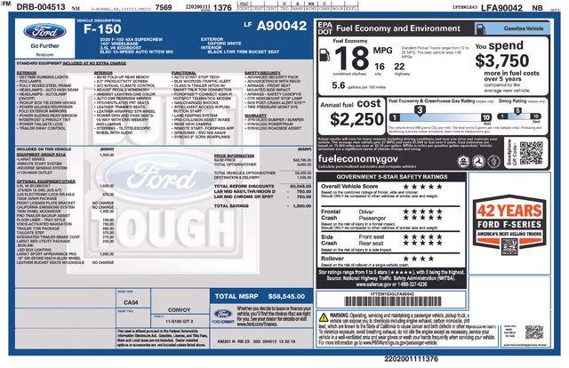 2020 Ford F-150 Vehicle Photo in DANBURY, CT 06810-5034