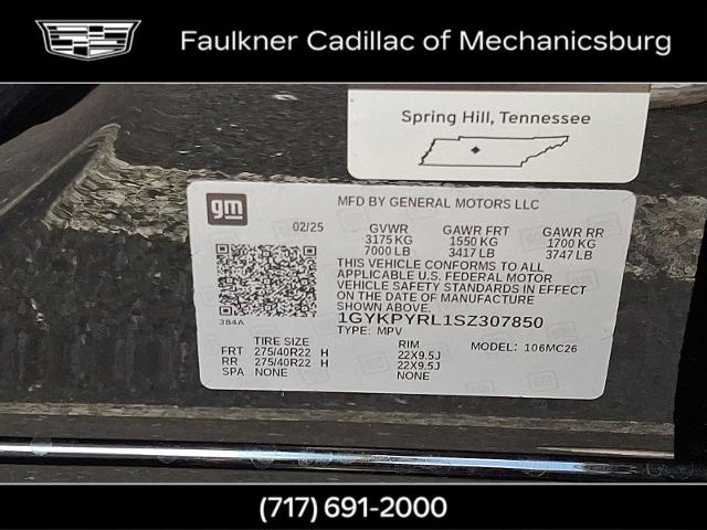 2025 Cadillac LYRIQ Vehicle Photo in MECHANICSBURG, PA 17050-1707