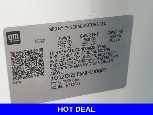 2022 Chevrolet Malibu Vehicle Photo in Merrillville, IN 46410