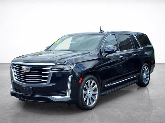 Dark Moon Blue Metallic 2023 Cadillac Escalade ESV SUV / Crossover Four-Wheel Drive Automatic