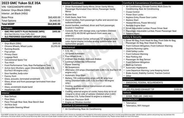 2023 GMC Yukon Vehicle Photo in DANBURY, CT 06810-5034
