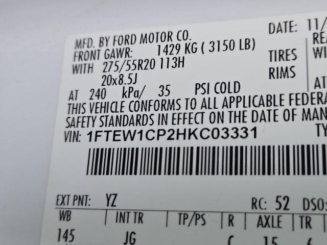 2017 Ford F-150 Vehicle Photo in Weatherford, TX 76087