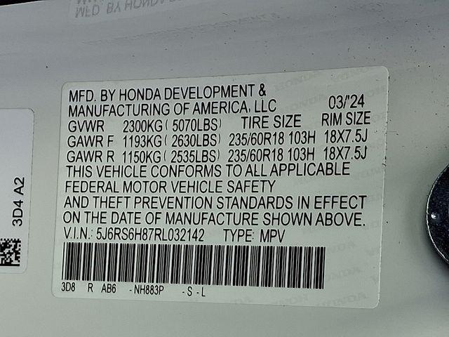 2024 Honda CR-V Hybrid Vehicle Photo in DANBURY, CT 06810-5034